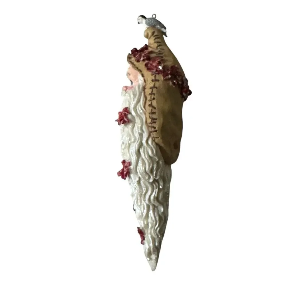 Christopher Radko Christmas Holiday Ornament Santa ‘Cicle Woodland Winds Cottage